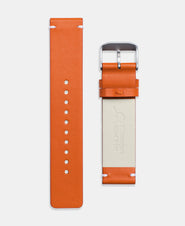 A photo shows the strap lying on a flat surface. One part has a buckle and the other part has a series of holes for an adjustable fit.
